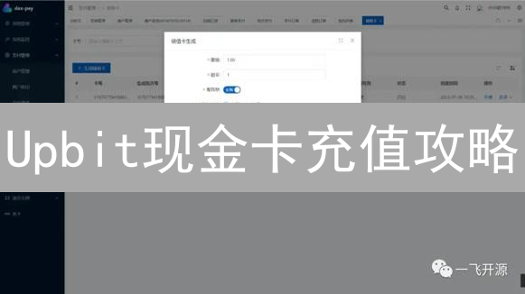 Upbit现金卡充值攻略：便捷安全，新手也能轻松上手【实战指南】